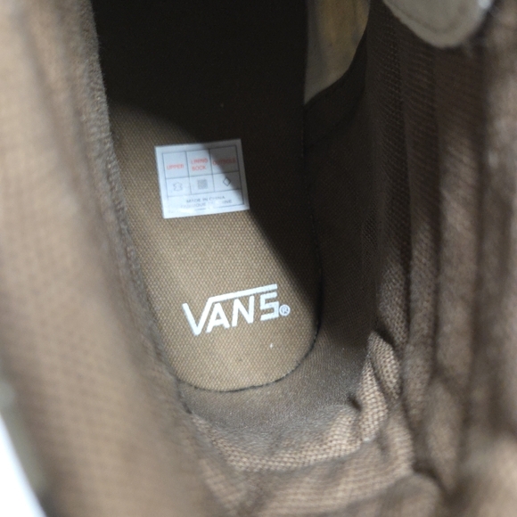 Vans Vault Sk8 Hi LX Patchwork (Desert Camo) Quarry /Buff White Men\'s 13